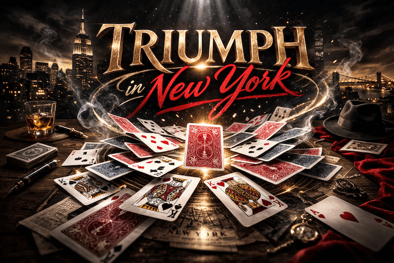 triumph in new york card trick